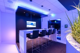 Interieur Experience center bij Nebim
